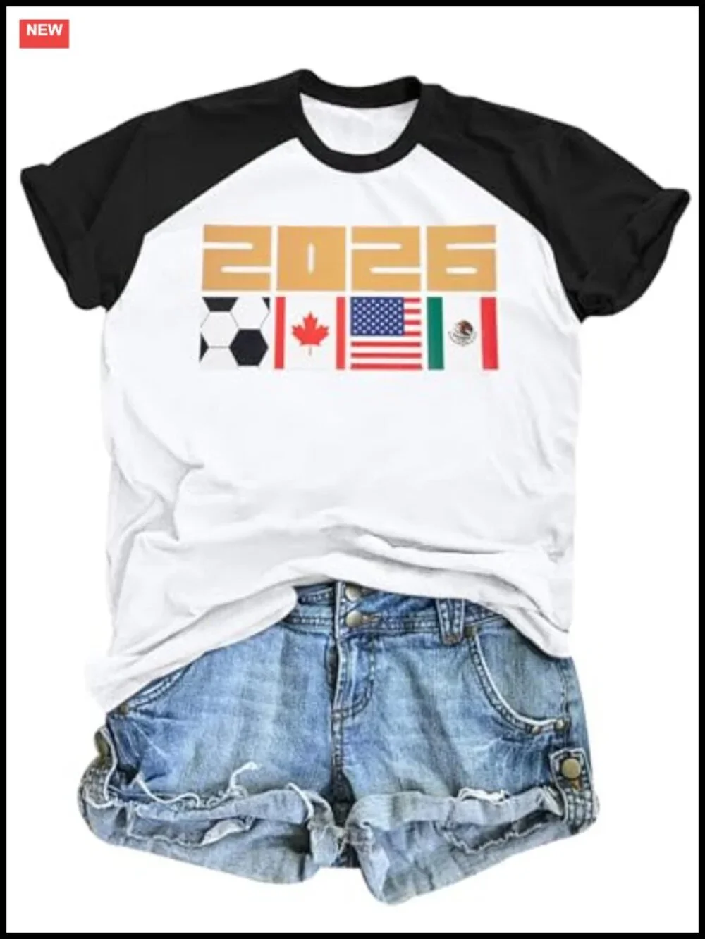 Women's USA Soccer Fan Tee Game Day Shirt Short Sleeve Cotton Blend